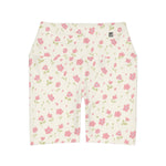 Women's Floral High-Waist Biker Shorts