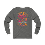 Women’s “Girls Just Wanna Have Sun” Long Sleeve Tee – Fun, Comfy & Vibrant
