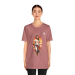 Women’s Sunset Walk Oversized Graphic T-Shirt – Trendy, Bold & Comfortable