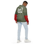 Men’s Two-Tone Hooded Windbreaker