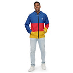 Men’s Tri-Color Hooded Windbreaker