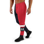 Men’s Red & Black Athletic Joggers