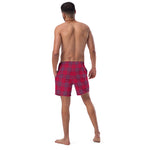 Men’s Red Plaid Lounge Shorts – Classic, Comfortable & Stylish