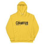 Women’s Yellow "Creative" Graphic Hoodie