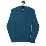 Men's All-Over Print Recycled Unisex Hoodie (Blue)