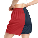 Women's Two-Tone Athletic Shorts