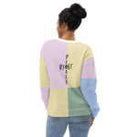 Women's Pastel Color Block Sweatshirt