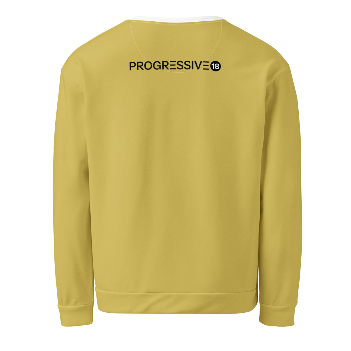 Men's Full Sleeve Printed Sweatshirt (Mustard Yellow)