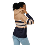 Women’s Striped Zip-Up Hoodie