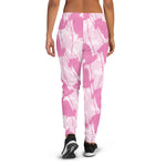 Women’s Pink Splash Print Joggers