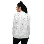 Women's Abstract Pattern Bomber Jacket