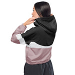 Women's Color-Block Cropped Windbreaker Jacket