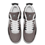 Men's Taupe Gray High-Top Sneakers