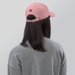 Pitter Patter Embroidered Pink Dad Cap