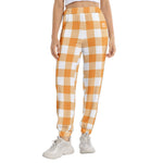 Women's Checkered Jogger Sweatpants