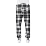 Men’s Black & White Plaid Sweatpants