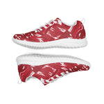 Men’s Red Abstract Running Sneakers