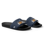 Men's "Stay Strong" Navy Slide Sandals