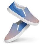 Men's Blue Gradient Slip-On Shoes