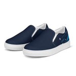 Men's Navy Blue Slip-On Shoes