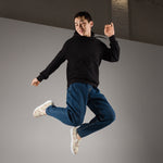 Men's Ancient Script Printed Slip-On Shoes