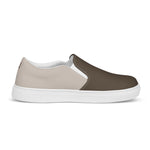 Men's Brown & Beige Slip-On Shoes