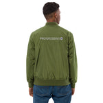 Men’s Olive Green Bomber Jacket – Sleek, Lightweight & Versatile