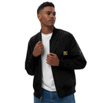 Men’s Black Classic Bomber Jacket – Sleek, Lightweight & Versatile