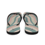 Women's Retro Swirl Flip Flops