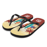 Men's Tropical Beach Flip-Flops