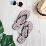 Women's Abstract Mosaic Flip Flops