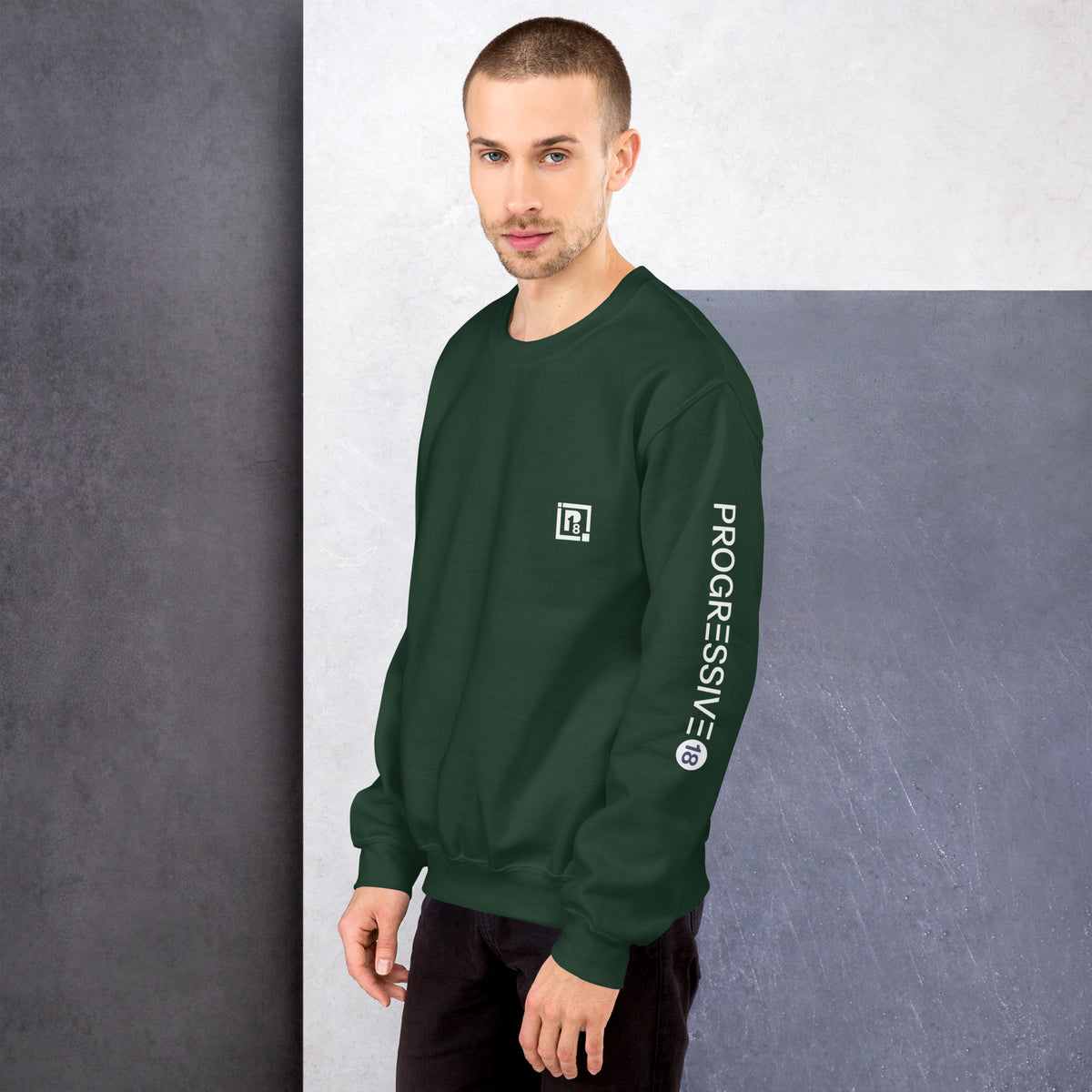 Men's Full Sleeve Solid Crew-Neck Sweatshirt