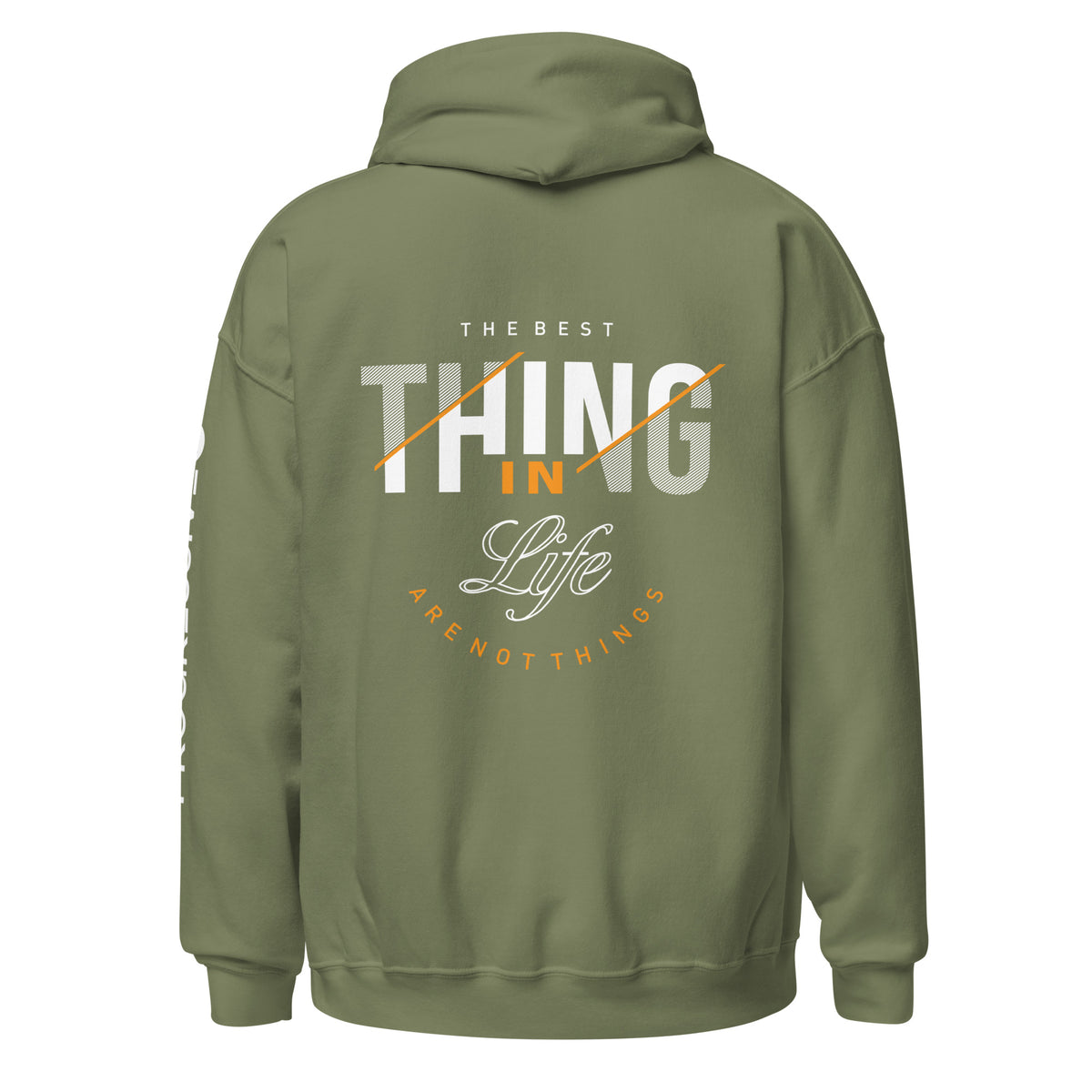 Men's Unisex Heavy Blend Regular Fit Hoodie (Military Green)