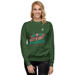 Women's Green "Let's Get Married" Graphic Sweatshirt