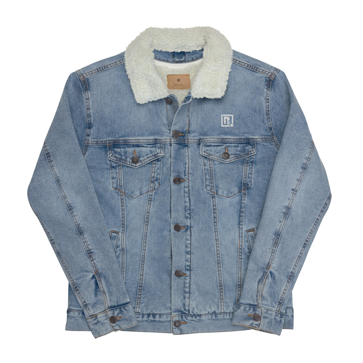 Unisex denim sherpa jacket