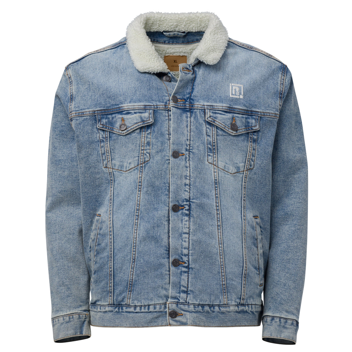 Unisex denim sherpa jacket