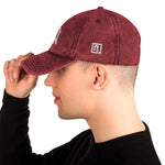 Men’s Vintage Washed NY Embroidered Baseball Cap