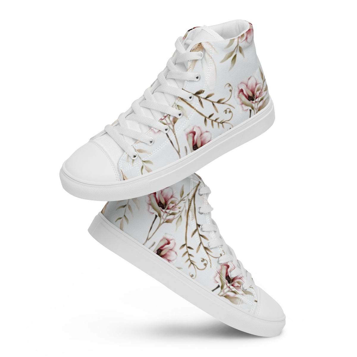 Women’s high top canvas shoes