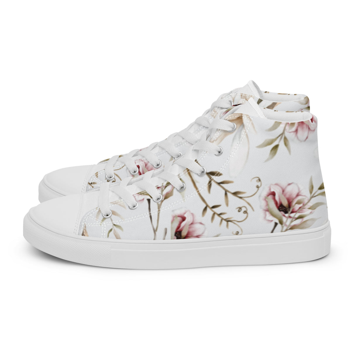 Women’s high top canvas shoes