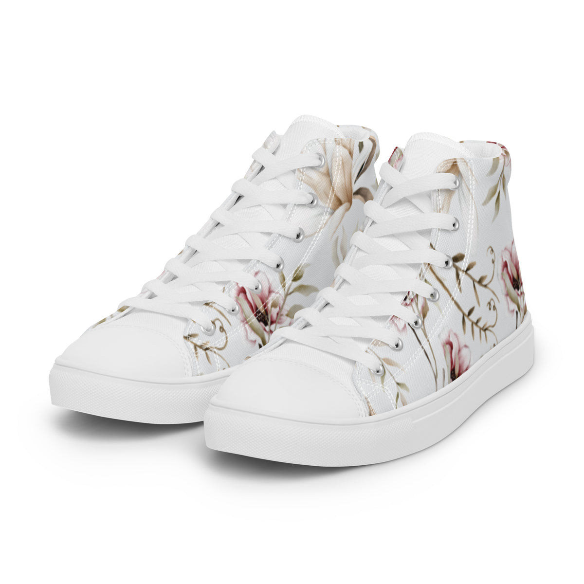 Women’s high top canvas shoes