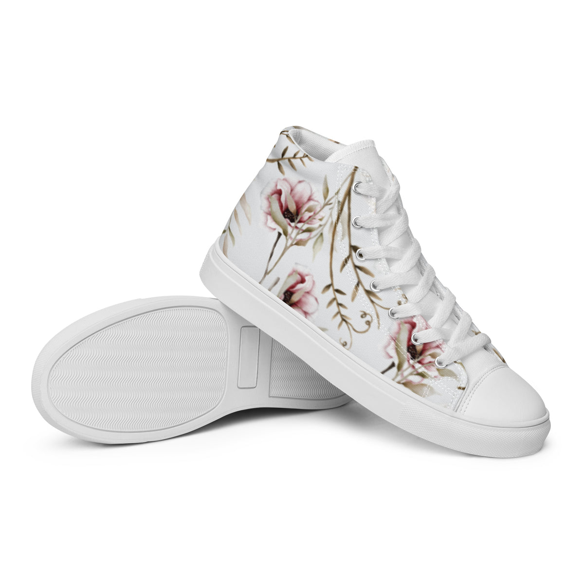 Women’s high top canvas shoes