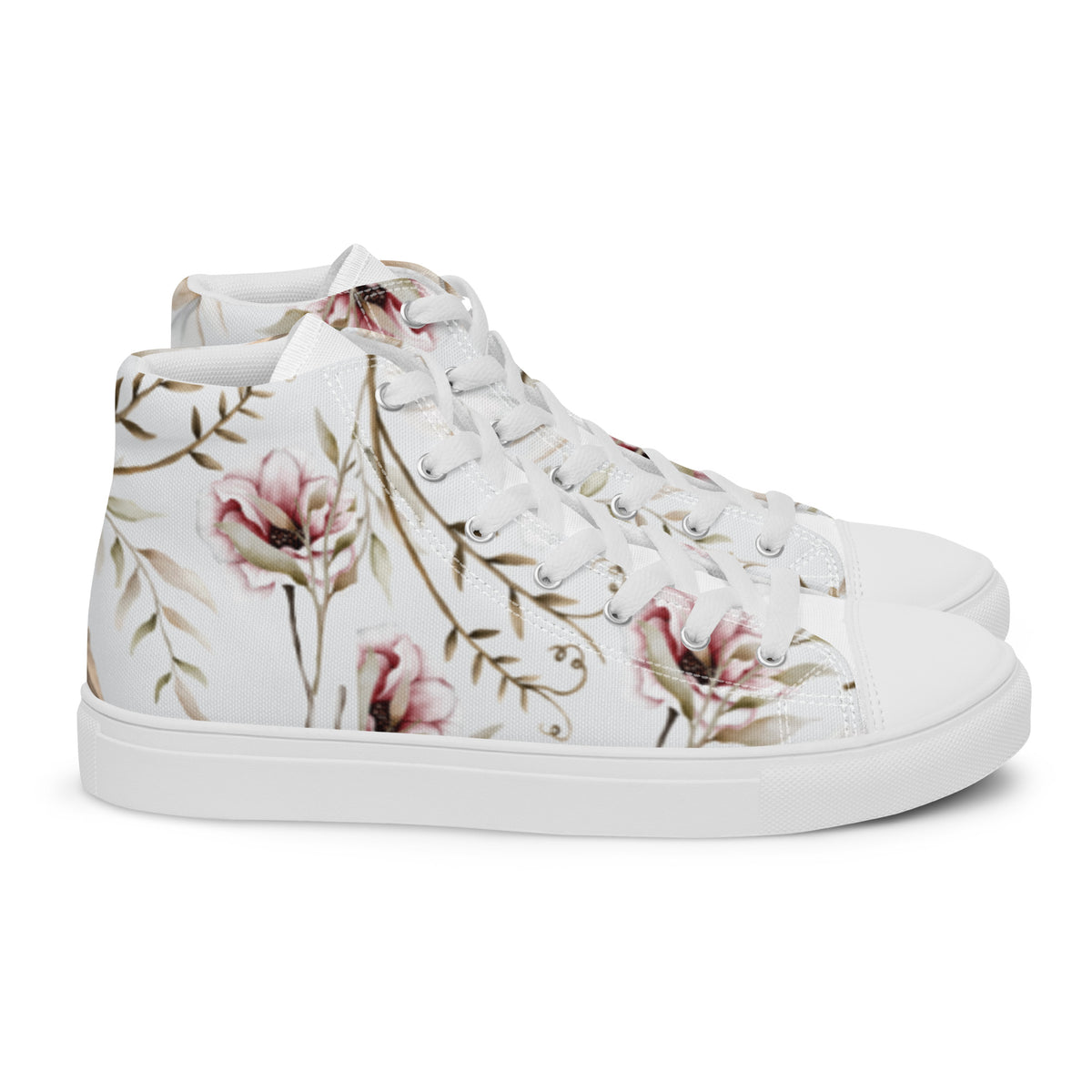 Women’s high top canvas shoes