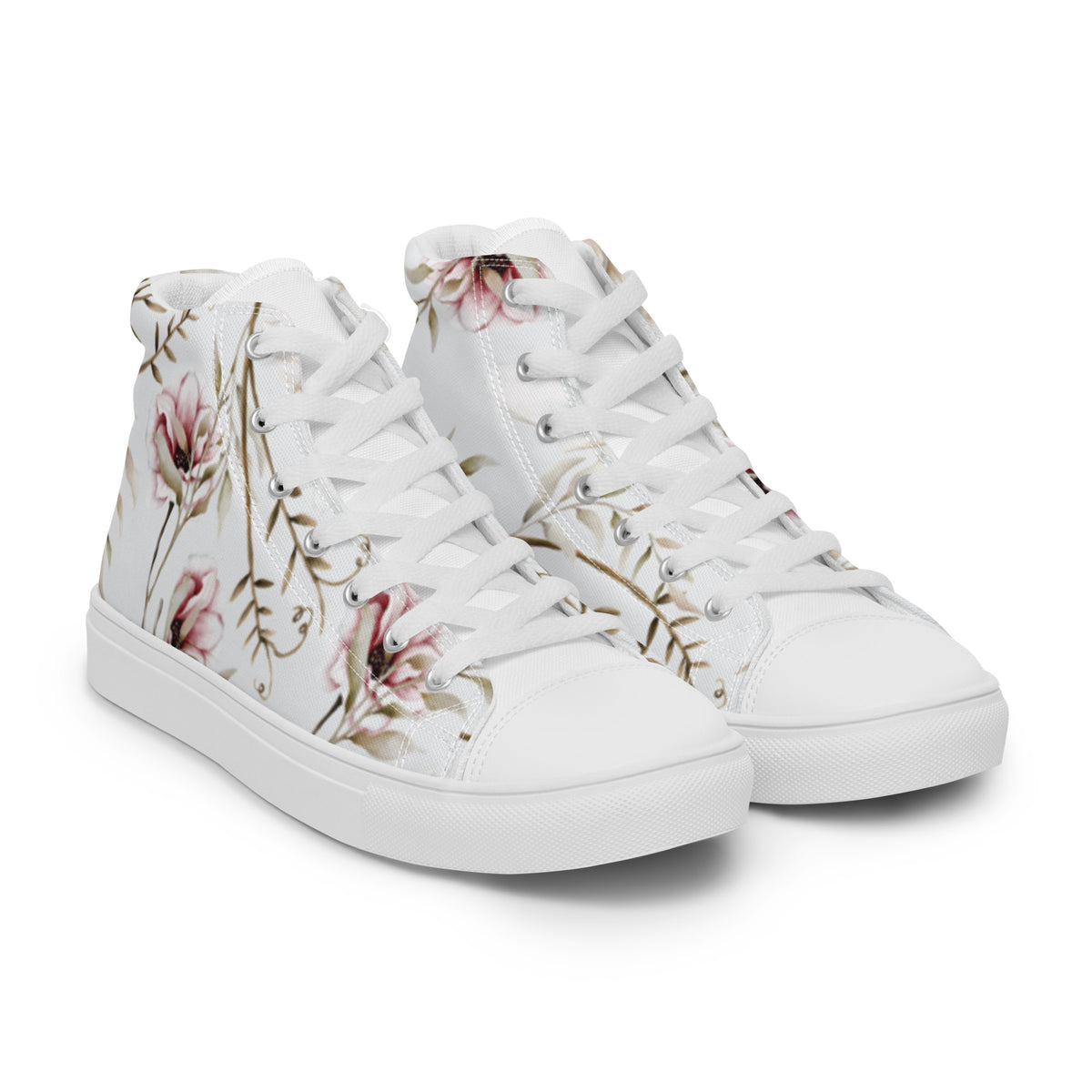 Women’s high top canvas shoes