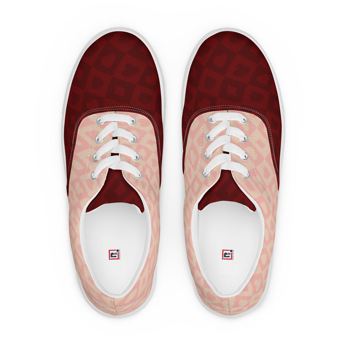 Women’s lace-up canvas shoes