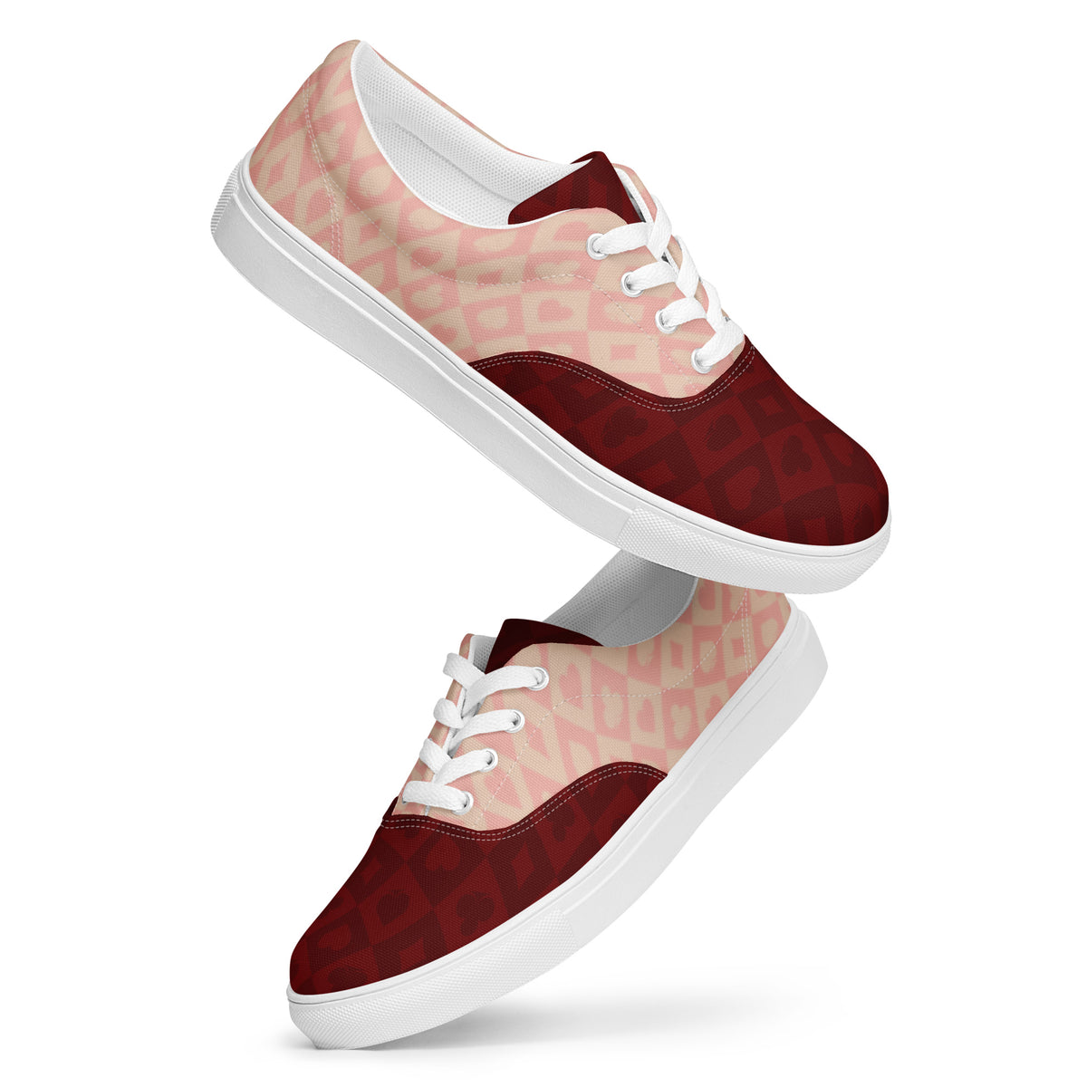 Women’s lace-up canvas shoes