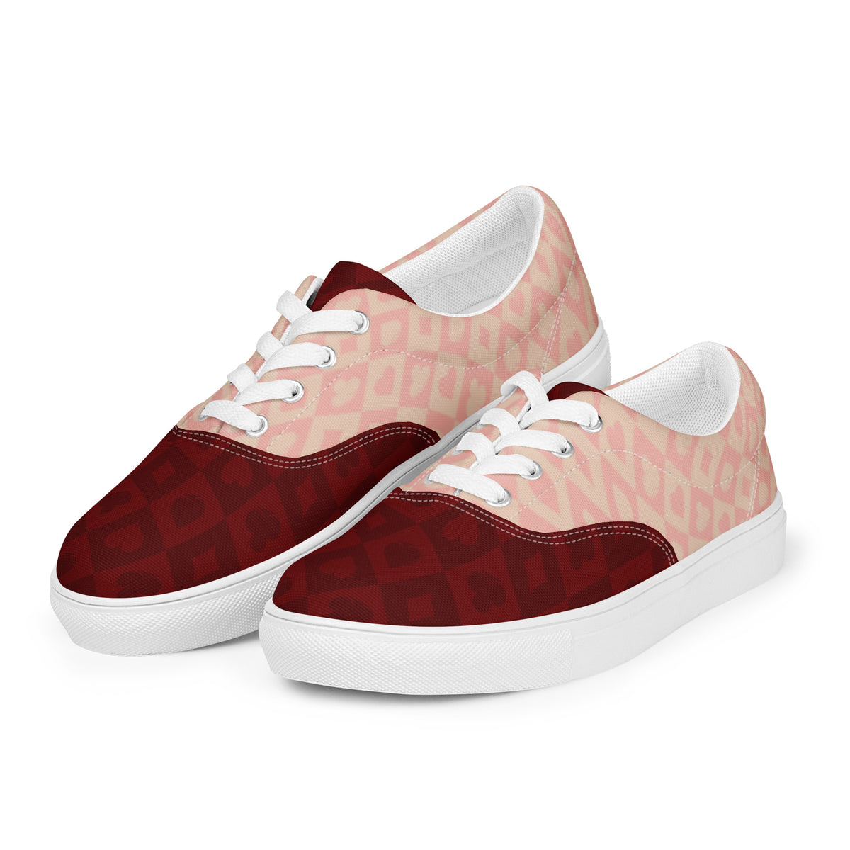 Women’s lace-up canvas shoes