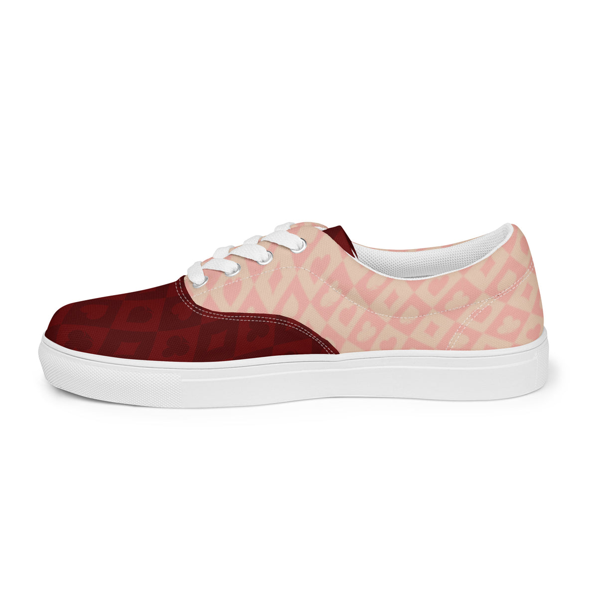 Women’s lace-up canvas shoes