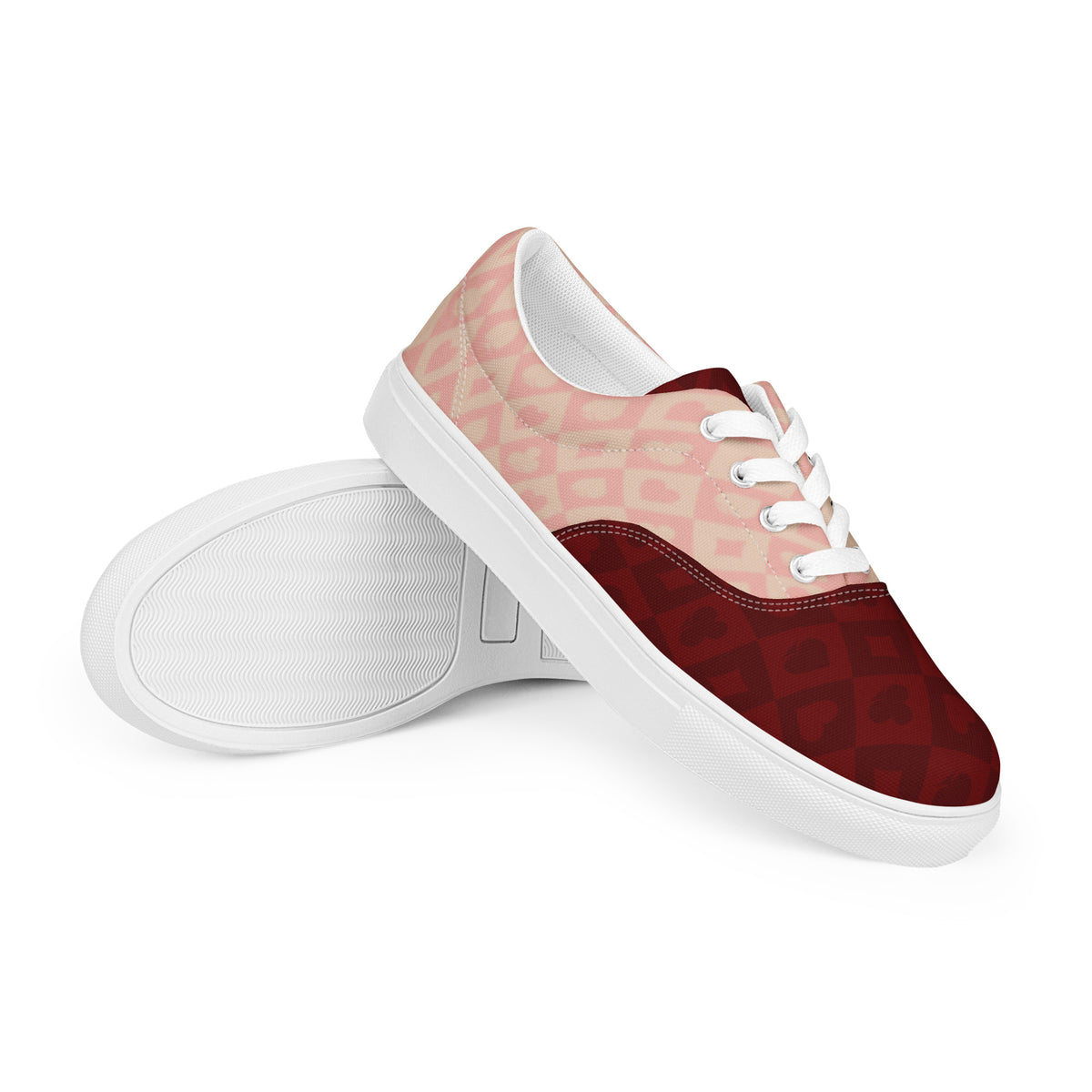 Women’s lace-up canvas shoes