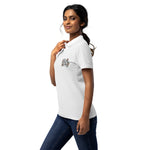 Women’s White Floral Embroidered Polo T-Shirt