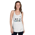 Women's "Make Waves" Graphic Tank Top – Trendy, Lightweight & Comfortable